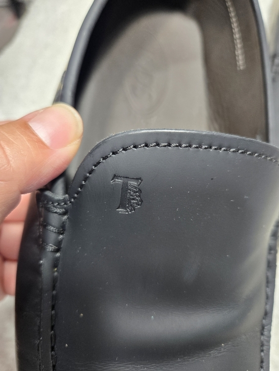Tod\'s Black Leather Slip On Driving Loafers Size 8 Men main image 4